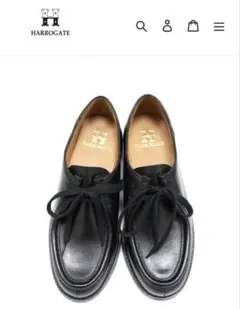 HARROGATEハロゲイト-チロリアンシューズ　定価36,300円のサムネイル