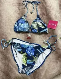 【新品タグ付】 Laulea ビキニ 9M 貝殻柄 ホルターネックのサムネイル