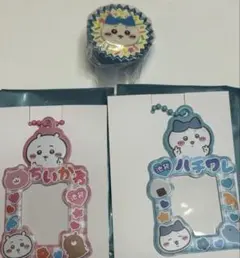 ハチワレ ちいかわ 3点セット ミニフォトホルダー 平成女児チョコ 池袋限定