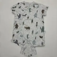 美品 ジェラートピケ ベビー 半袖ロンパース 70