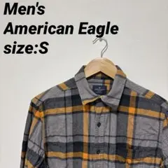 y*i様 【US古着】アメリカン・イーグル ネルシャツ 長袖シャツ S