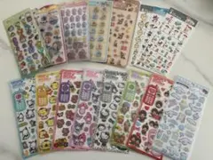 平成はっぴーフォン　うるちゅるポップシール　おはじきシール　　4サイズステッカー