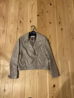 snidel スナイデル　フェイクレザー ライダースジャケット