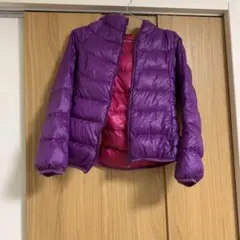 UNIQLO パープル ダウンジャケット