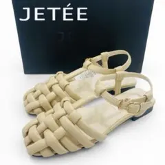 【新品未使用✨】JETEE 編み込み サンダルのサムネイル