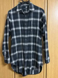 MIND BLOW ロングネルシャツ 黒 サイズM