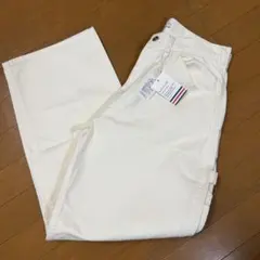 新品BAYFLOWライトウエイトペインターパンツMアイボリーホワイトのサムネイル