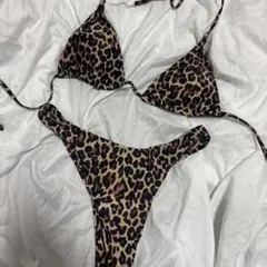 ヒョウ柄セパレートビキニ Tバック セット