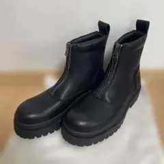 ZARA ザラ 厚底ブーツ チャンキーソール ボリュームソール ジッパー