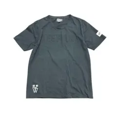 ロゴTシャツ　エンボス加工　半袖　ブラック　L 8Saのサムネイル