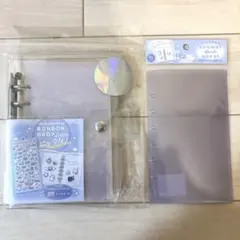 新品⭐︎クーリア　とうめいシールバインダー　シール帳　ボンボンドロップシール　透明