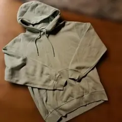 GUミントグリーン フード付き パーカー