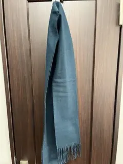 【超美品】COMME CA MEN 100% カシミヤ マフラー グリーン