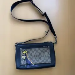 コーチ×バスキア ホールデン ショルダーバッグ レザー 本革 斜め掛け