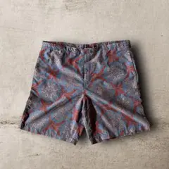 USA古着ポロスポーツラルフローレンアロハ柄スイムショーツ水陸両用ボタニカル柄L