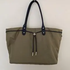 【再値下げ】アニエスベー　トートバッグ　カーキＡ4