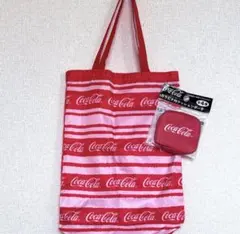 Coca-Colaオリジナル夏トート ＆カラビナ付クッションポーチのサムネイル