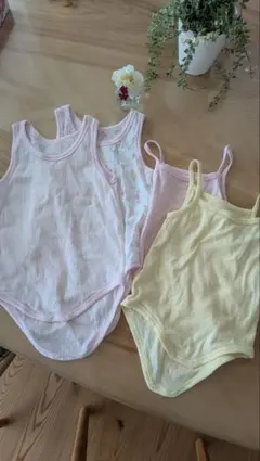 ベビー肌着 タンクトップ・キャミソール 4点セット