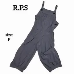 【新品タグ付】 アールピーエス ナイロンサロペット オールインワン ワイドレッグ