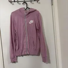 NIKE ジップアップパーカー ピンク