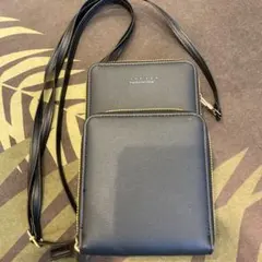 CARR KEN スマホショルダーバッグ ブラック