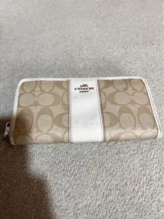 正規品 coach コーチ ラウンド 長財布 札入れ 小銭 カード