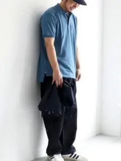 未使用品　ナナミカ　リネンポロ　nanamica ノースフェイスパープルレーベル