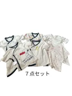 ベビー肌着 7点セット 50-60cm スヌーピー