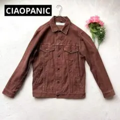 【チャオパニック】茶　メンズ　コーデュロイジャケットメンズライク　ビンテージ
