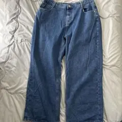 ライトブルー ゴムウエスト デニム