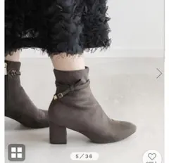 2WAYリボンベルトショートブーツ