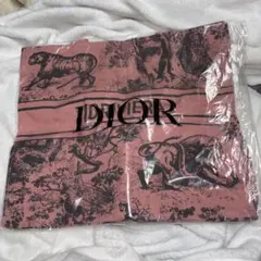 Dior ディオール　動物柄 トートバッグ ピンク　ノベルティ