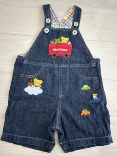 ミキハウス　デニムオーバーオール 90サイズ