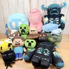 Minecraft マイクラ ぬいぐるみ マインクラフト マスコットセット