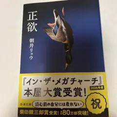 正欲　朝井リョウのサムネイル