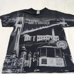 サンフランシスコ風景プリントTシャツ Mサイズ　メキシコ製