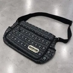 00s OUTDOOR 星柄 スター メッセンジャーバッグ y2k ナード 平成