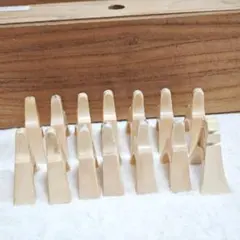 桐箱 木箱入り 琴柱 14個 その10 五段琴柱 箏 和楽器 弦楽器