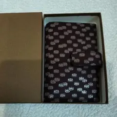 【限定・新品】印伝　手帳カバー　ミニエレファント　紫のサムネイル