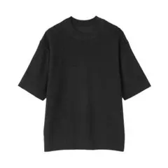 MUJI Labo リネンリヨセル ジップアップワークシャツ 黒 Mサイズ