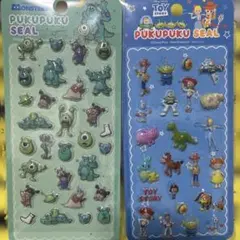 ディズニー　ぷくぷくシール モンスターズインク トイストーリー