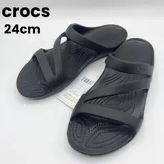 新品 crocs クロックス カディ 2.0 サンダル ブラック 24cm W8のサムネイル