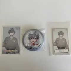 からピチ　ひろくん　缶バッジ　ステッカー