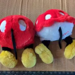 ぬいぐるみ　おしりミッキー&ミニー　2個セット