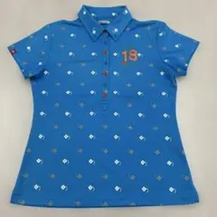 【美品】FILA GOLF レディース ゴルフ 半袖ポロシャツ L