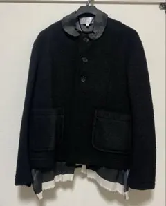 22ss 良品 タオ ギャルソン ポリ縮 製品洗い パッカリング コート M