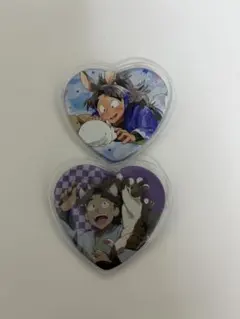 忍たま乱太郎　ナンジャタウン　たまご探しの段　ハート缶バッジ　竹谷八左衛門