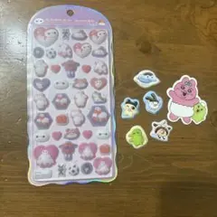 【正規品】新品ベイマックス コットンパフィーシール たまごっちぷっくりシール