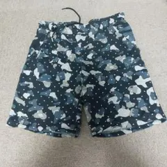 adidas 迷彩柄ショートパンツ ネイビー/グレー