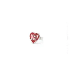 HUMAN MADE HEART RING RED